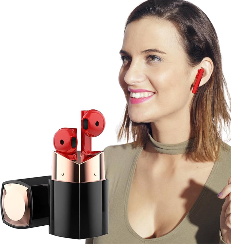 AURICULARES INALÁMBRICOS CON DISEÑO DE LAPIZ LABIAL